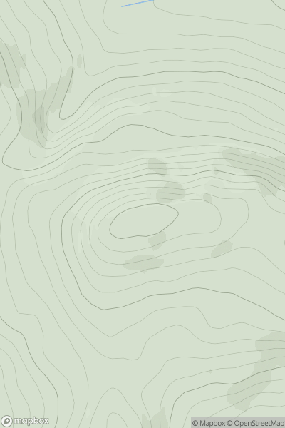 Thumbnail image for Meall Gorm [Cairngorms] showing contour plot for surrounding peak